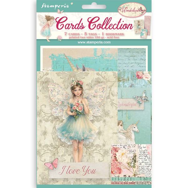 Stamperia Wonderland Cards Collection
