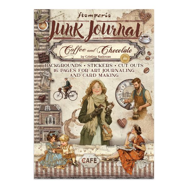 Stamperia Coffee and Chocolate Junk Journal