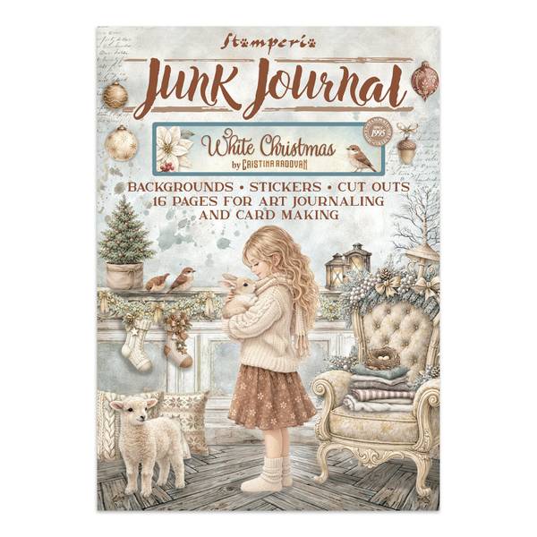 Stamperia White Christmas Junk Journal