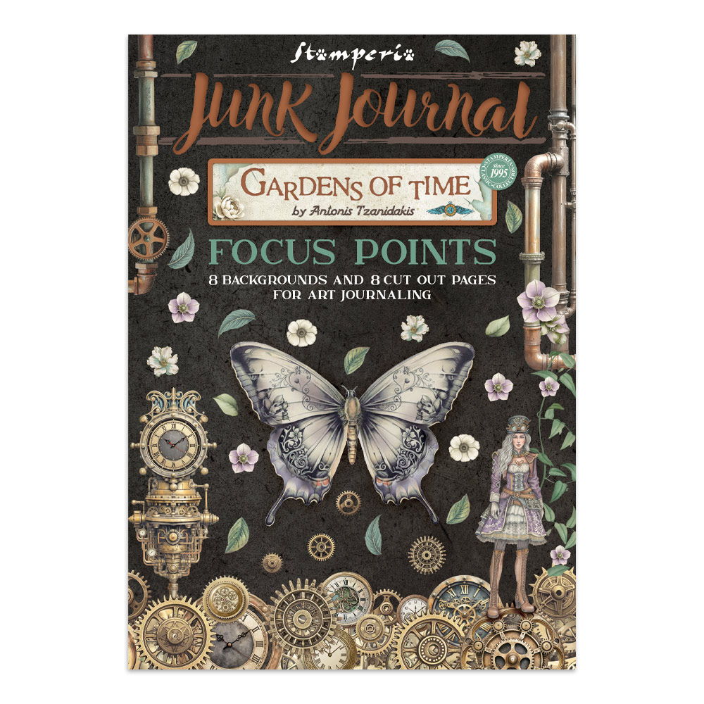 Stamperia Gardens of Time Focus Points A5 Junk Journal