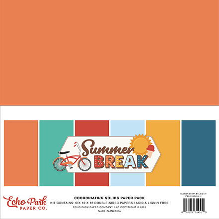 Echo Park Summer Break Solids Kit