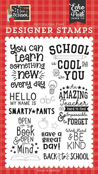 School is Cool Stamps