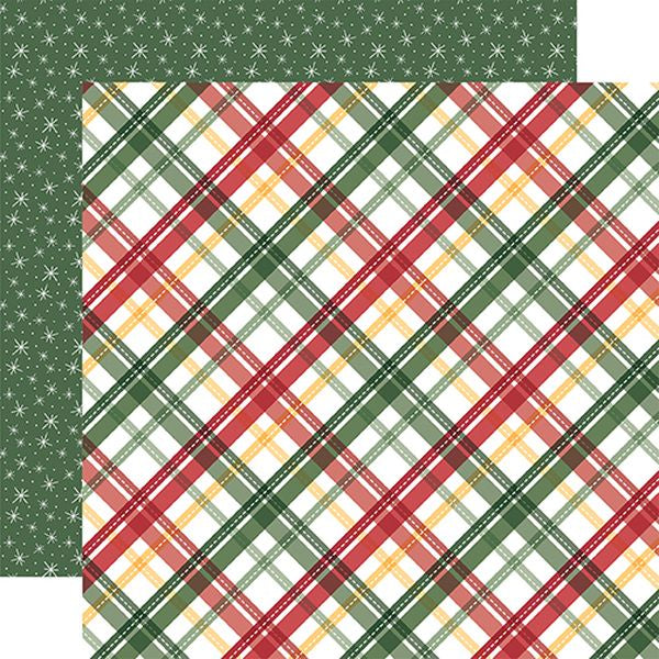 Santa Claus Lane Festive Plaid DS Paper (1 Sheet)