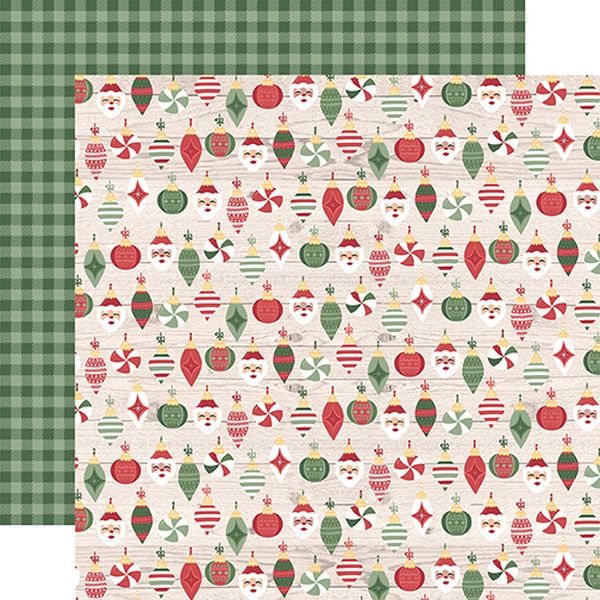 Santa Claus Lane Tree Toppings DS Paper (1 Sheet)