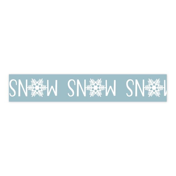 Echo Park Snow Day: Snow With Snowflake Word Washi Tape