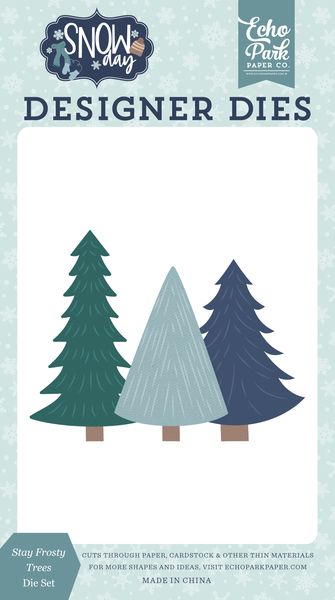 Echo Park Snow Day: Stay Frosty Trees Die Set