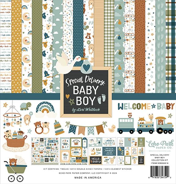 Special Delivery Baby Boy Collection Kit