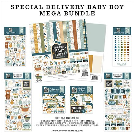DISC - Special Delivery Baby Boy Mega Bundle