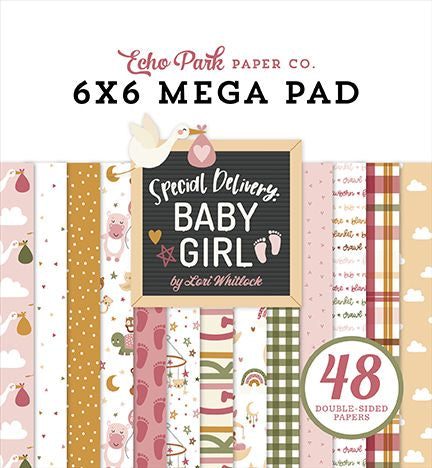 Echo Park Echo Park Special Delivery Baby Girl Mega Pad