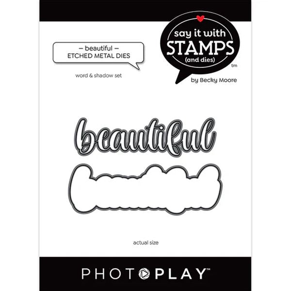 Say It With Stamps: Beautiful Word Dies