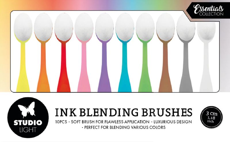 Studio Light Blending Brushes 3cm Soft Brush Essentials 10 PC
