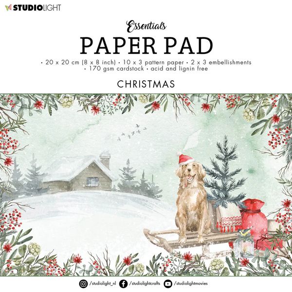 Studio Light Christmas Essentials Paper Pad