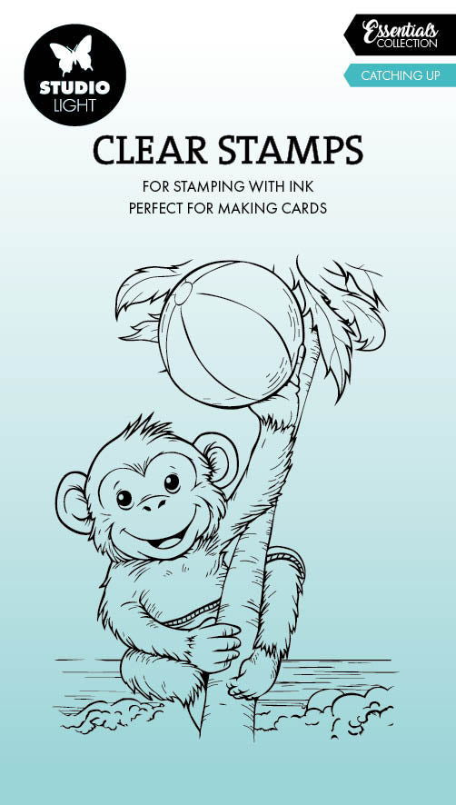 Studio Light Clear Stamps Catching Up - Monkey Essentials 1 Piece