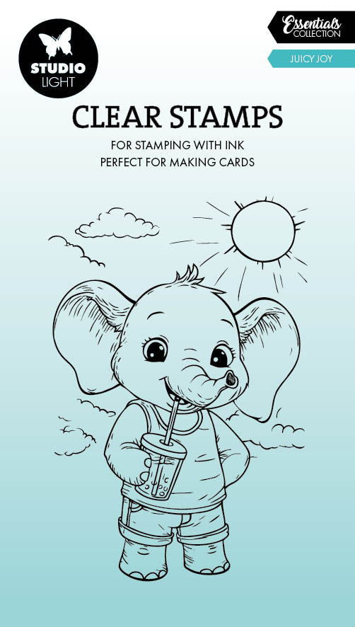 Studio Light Clear Stamps Juicy Joy - Elephant Essentials 1 Piece