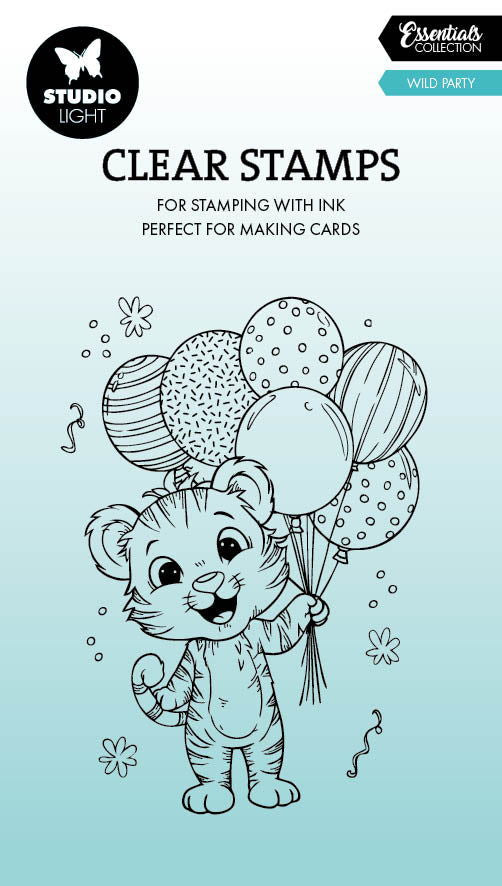 Studio Light Clear Stamps Wild Party - Tiger Essentials 1 Piece