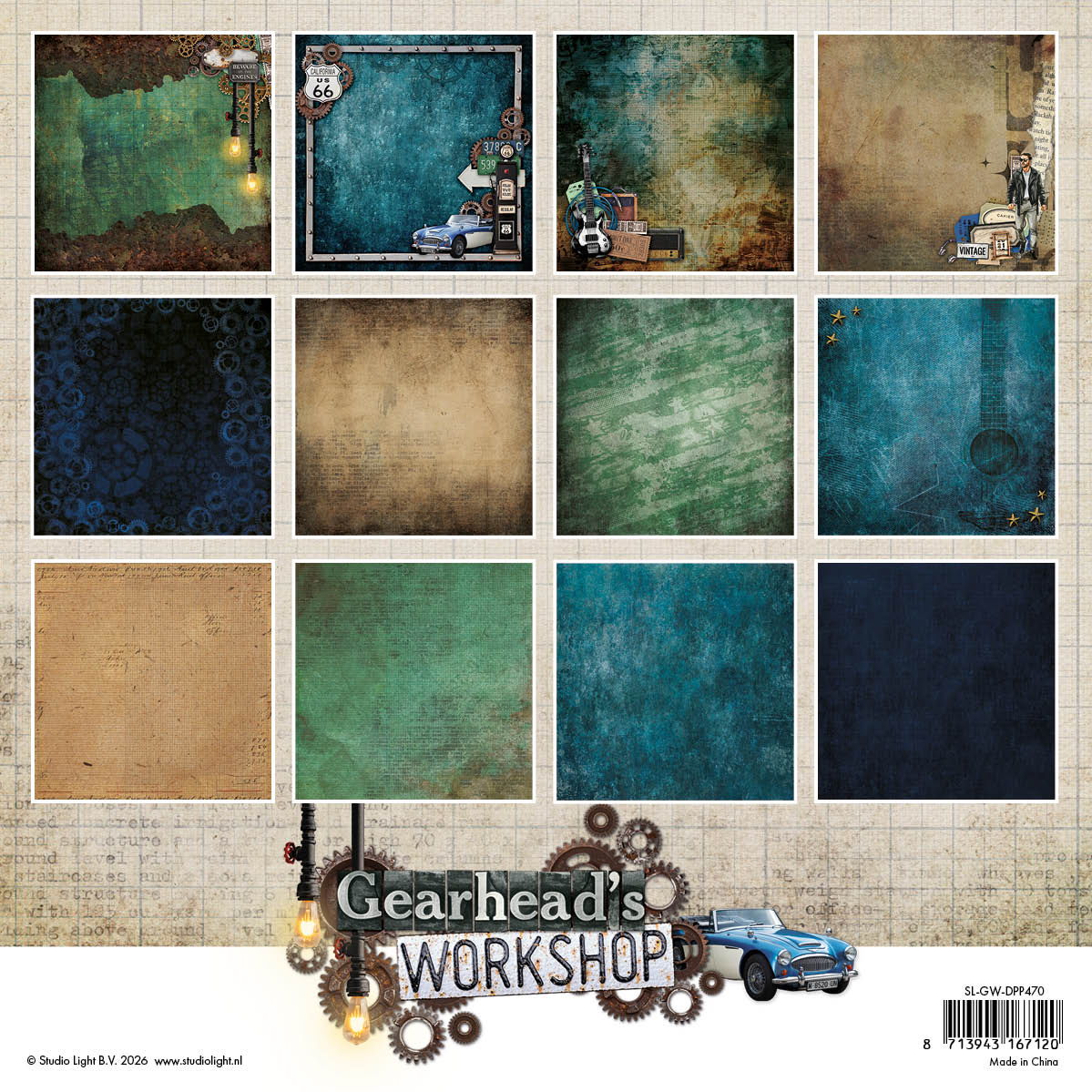 Studio Light Designer Paper Pad Background Paper Pad Gearhead's Workshop 36 Sheets