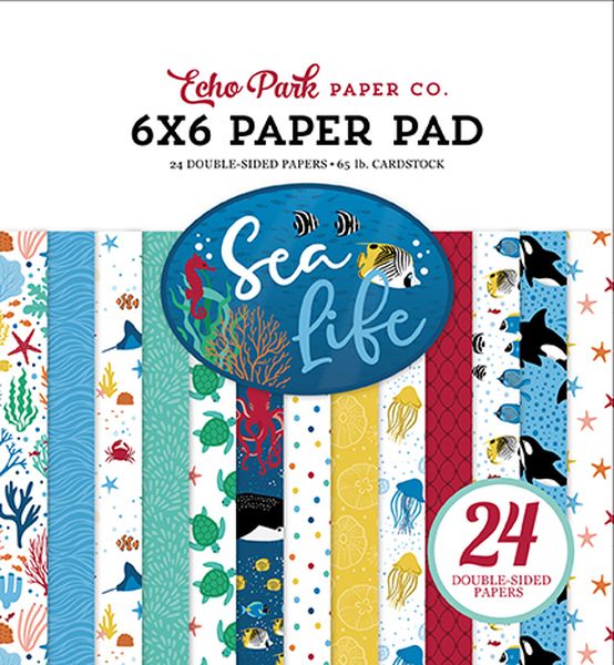 Echo Park DISC - Sea Life 6x6 Pad