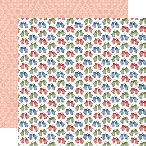Chilling With My Snowmies Chilly Mittens 12x12 DS Patterned Paper (1 Sheet)