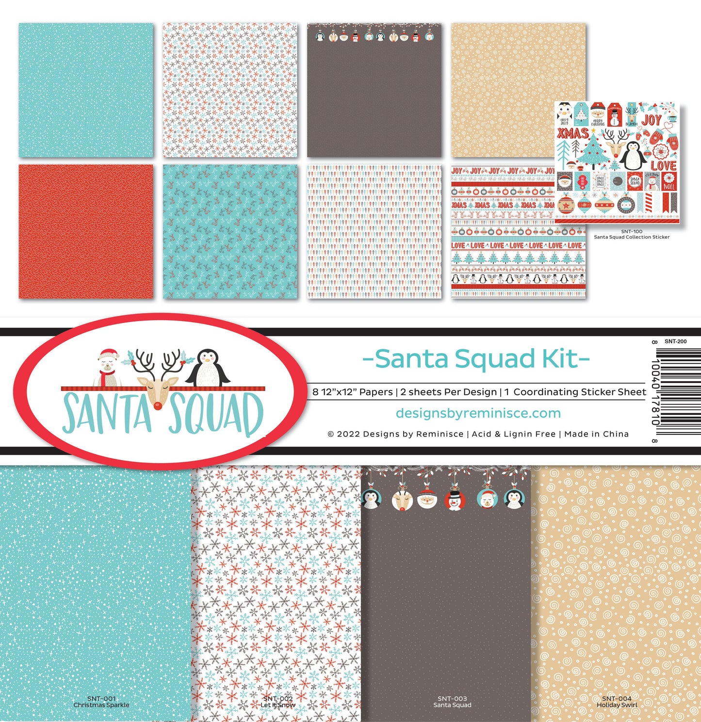 Reminisce Santa Squad Collection Kit