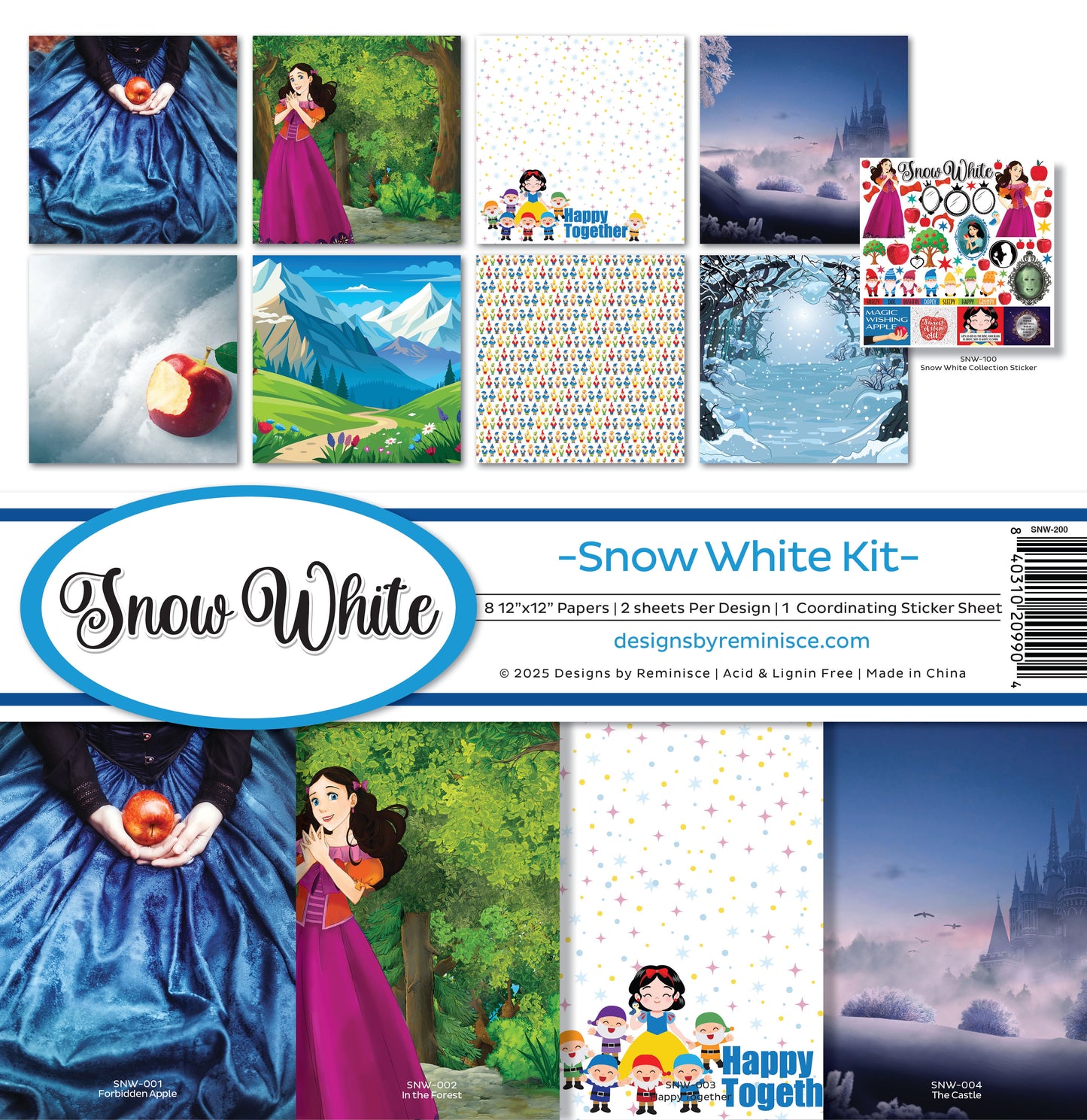Reminisce Snow White Collection Kit