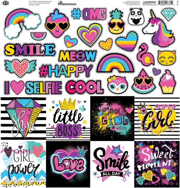 Reminisce Super Girl: Sticker