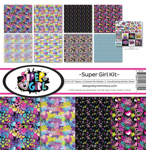 Reminisce Super Girl Collection Kit