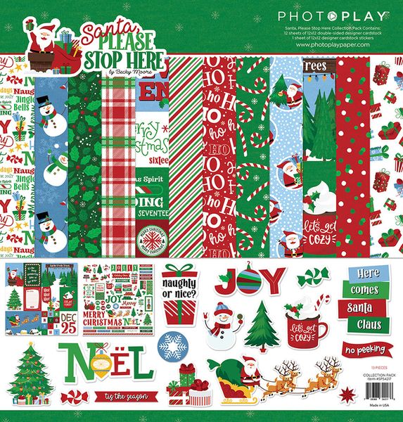Santa Please Stop Here Collection Kit