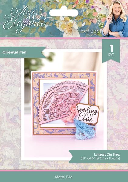 Crafter's Companion Sara Signature Age Of Elegance Metal Die-Oriental Fan