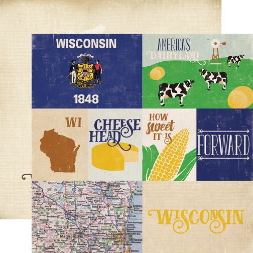 Stateside Wisconsin DS Paper (1 Sheet)