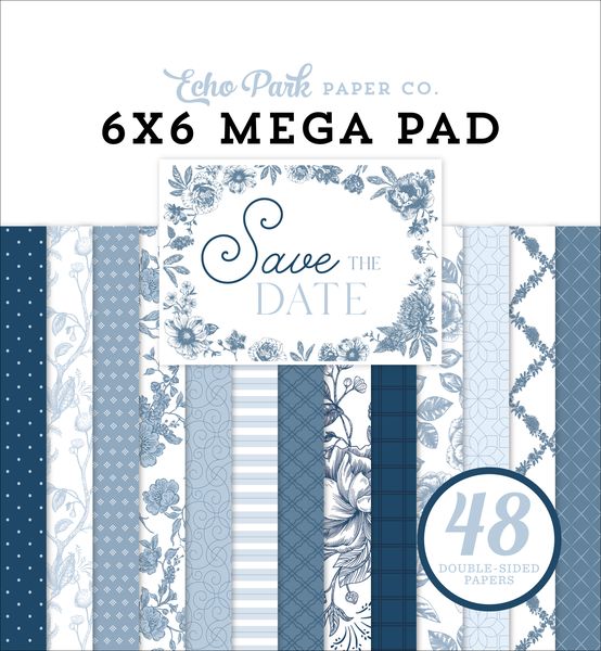 Echo Park Save The Date Cardmakers 6X6 Mega Pad