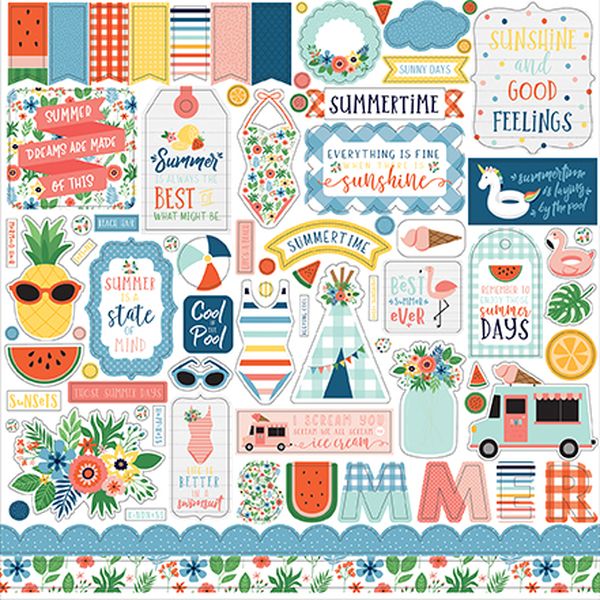 Summertime Element Sticker