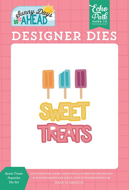 Sunny Days Ahead Sweet Treats Popsicles Large Die Set