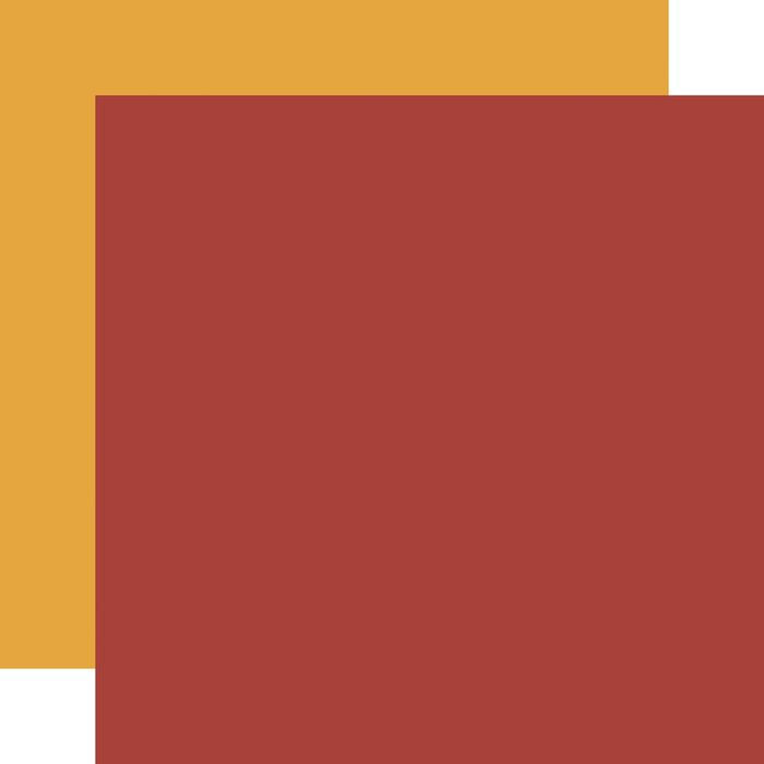 Echo Park Sweater Weather Double-Sided Cardstock 12"X12"-Red/ Yellow
