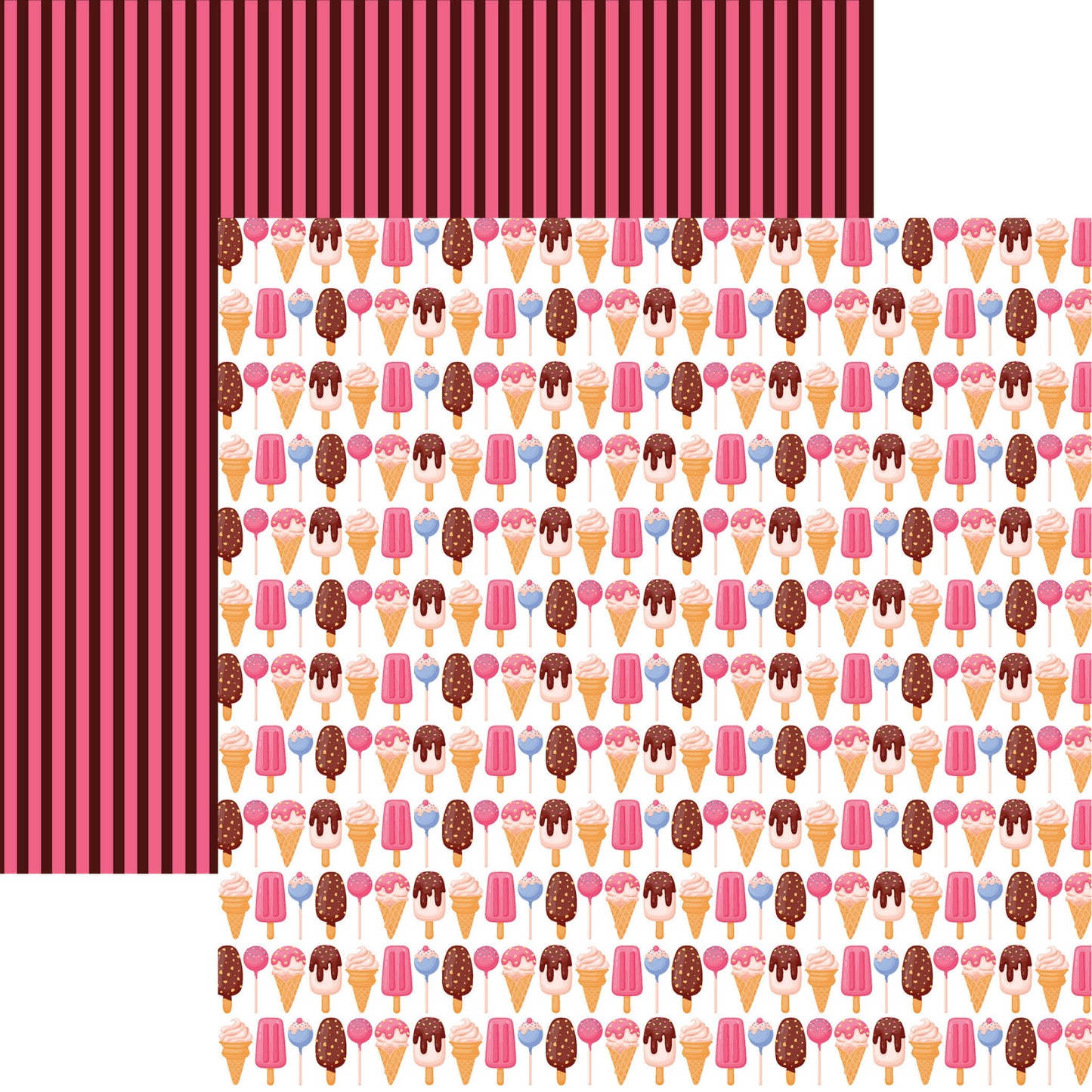 Reminisce Sweet Treats: I Love Sweets DS Paper (1 Sheet)