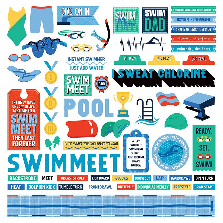 PhotoPlay MVP Swimming Element Sticker