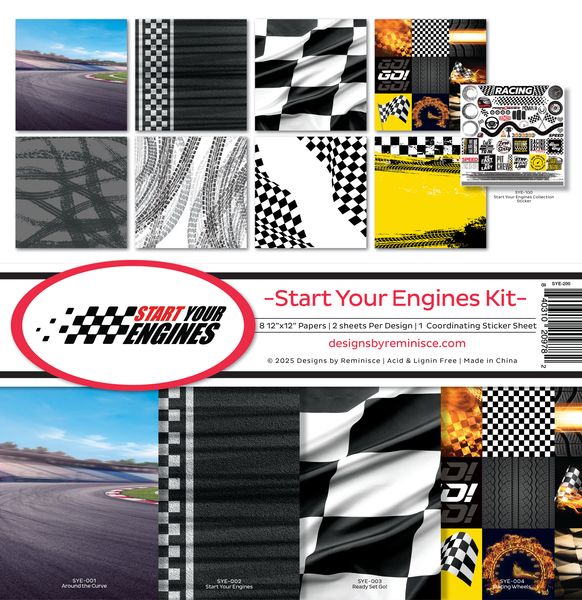 Reminisce Start Your Engines Collection Kit