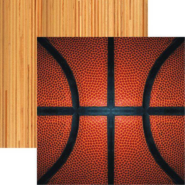 Reminisce Basketball: Basketball Close-Up DS Paper (1 Sheet)