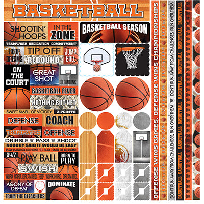 Reminisce Basketball Collection: Stickers