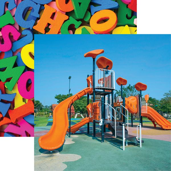 Reminisce Terrific Toddler: Playground D DS Paper (1 Sheet)