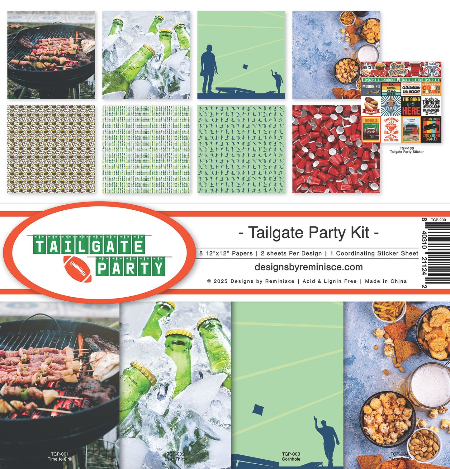 Reminisce Tailgate Party Collection Kit