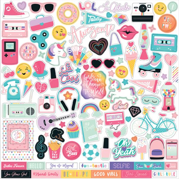 DISC - Teen Spirit Stickers