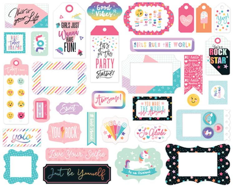 Teen Spirit Girl Frames & Tags