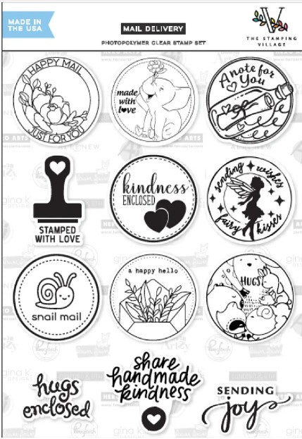 Lawn Fawn Mail Delivery Stamp Set