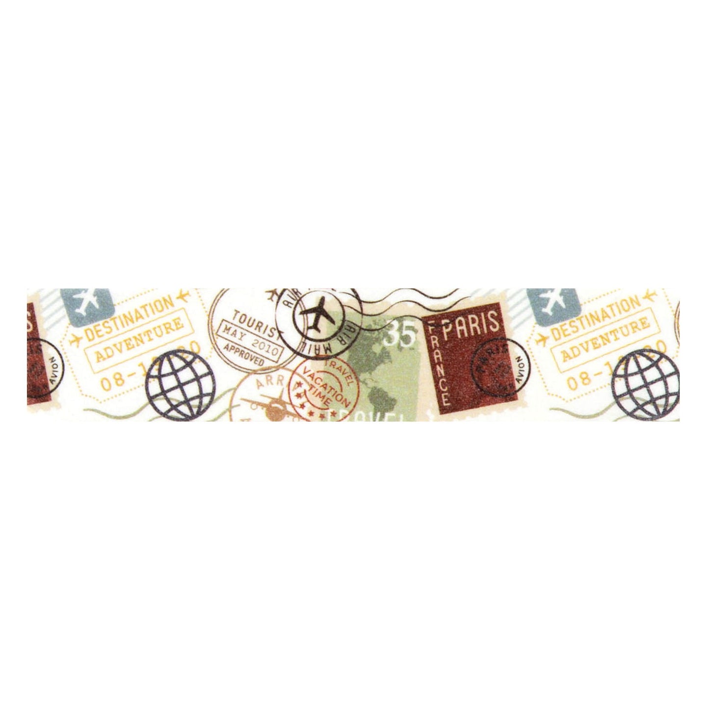 Echo Park It's Time To Travel: Destination Stamps Washi Tape