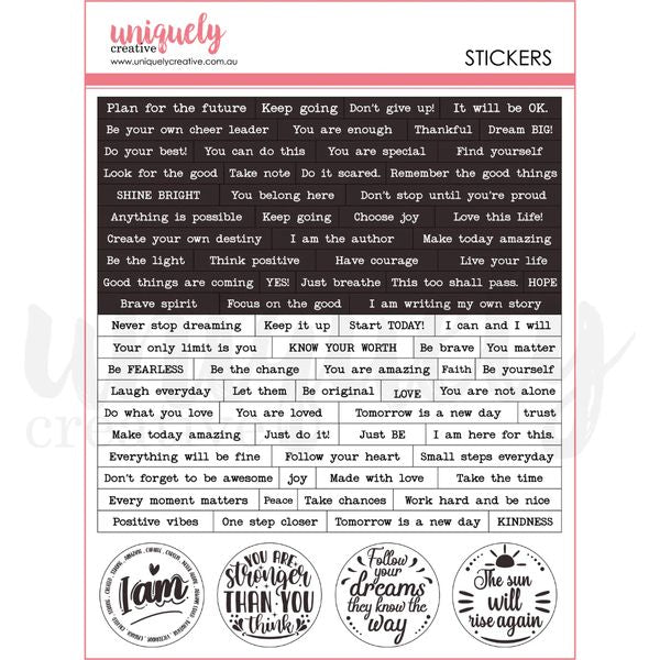 Heart & Soul Journal Stickers