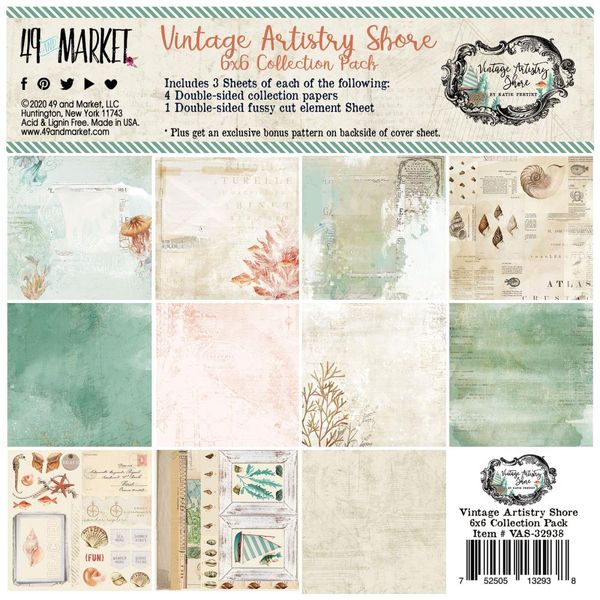 DISC - Vintage Artistry Shore 6x6