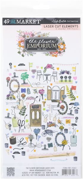 49 And Market The Flower Emporium Elements Laser Cut Outs