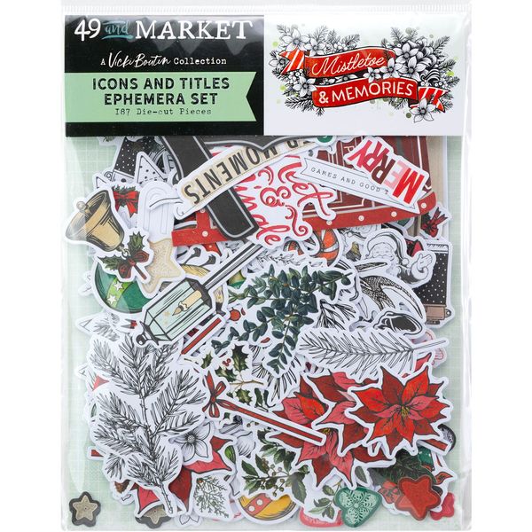 49 And Marketing Die-Cuts-Icons, Mistletoe And Memories