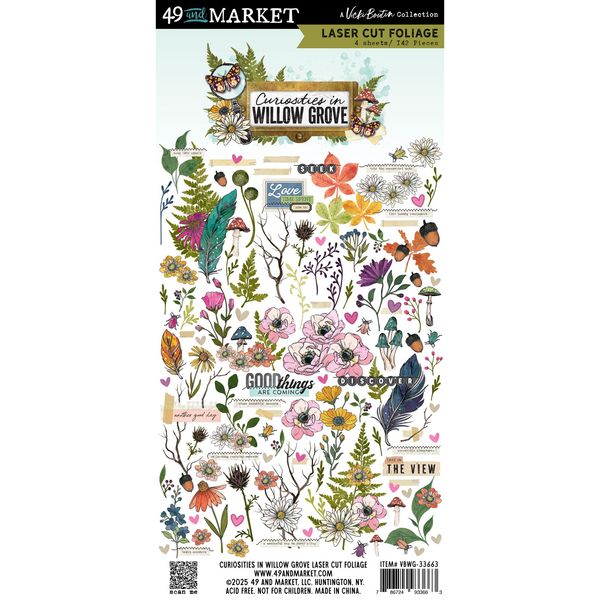 49 And Market Laser Cut Outs-Foliage, Curiosities In Willow Grove