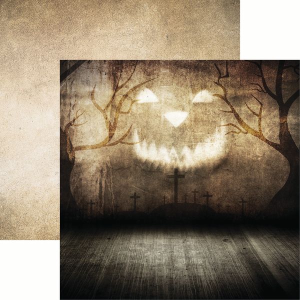 Reminisce Vintage Halloween: Fright Night DS Paper (1 Sheet)